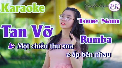 Karaoke Tan Vỡ Rumba Tone Nam D Tp 83 Quốc Dân Karaoke YouTube