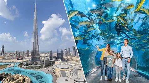 Burj Khalifa And Dubai Aquarium Visiting On The Same Day