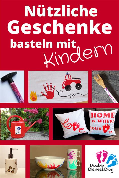 Nützliche Geschenke basteln mit Kindern DoublyBlessedBlog Geschenke