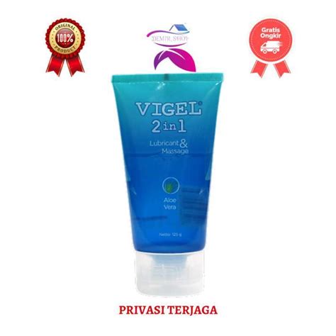 Jual Diskon Of The Year Vigel Lubricant Massage Gel 2in1 With Aloe