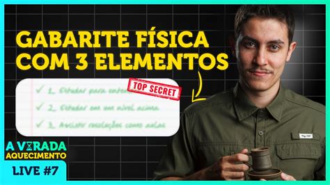 Os 3 elementos CRUCIAIS para você gabaritar FÍSICA no ENEM YouTube