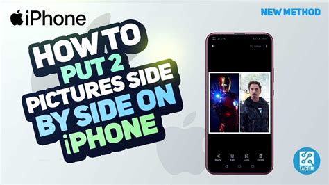 How To Put 2 Pictures Side By Side On Iphone Easy Tutorial Youtube