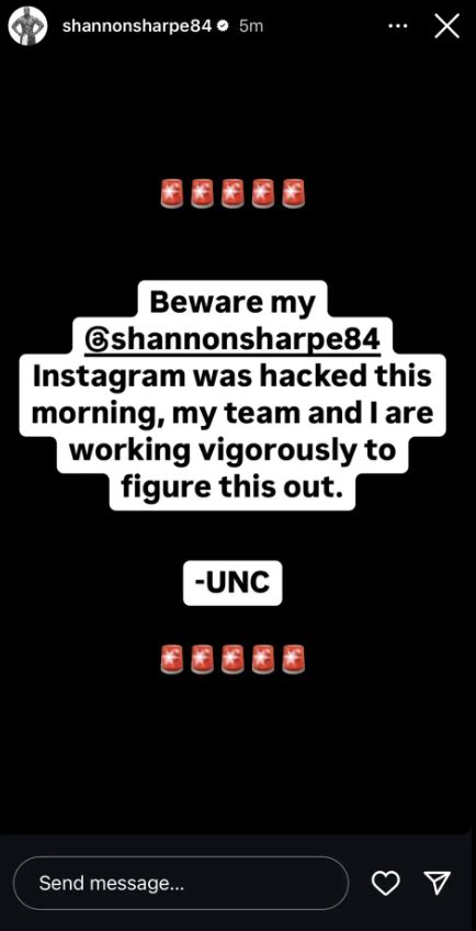 Shannon Sharpe Sex Video Shocks Fans Unc Claims Account Was Hacked