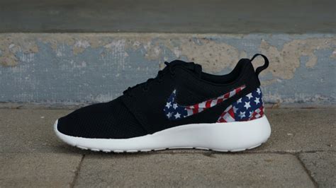 New Nike Roshe Run Custom Red White Blue American Flag Edition Etsy