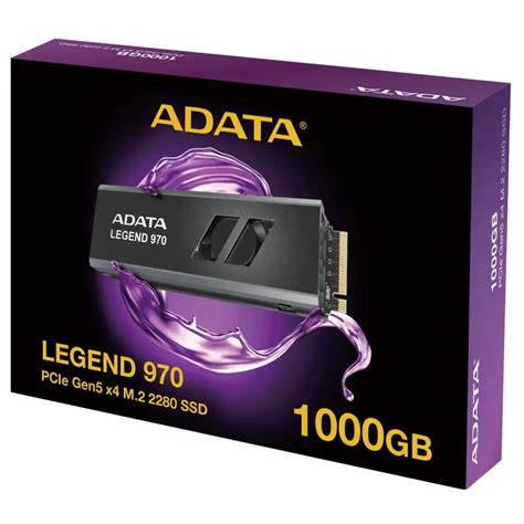 Solid State Disk 1tb Adata M2 Nvme Legend Xpg 970 Gen 5 Sleg 970