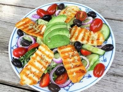 Griekse Salade Met Halloumi Online Recepten KookJij