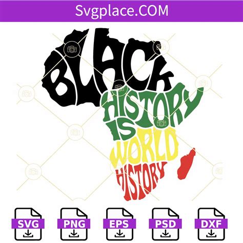 Juneteenth Lion Africa Map SVG Lion Face SVG Africa Map Svg Black