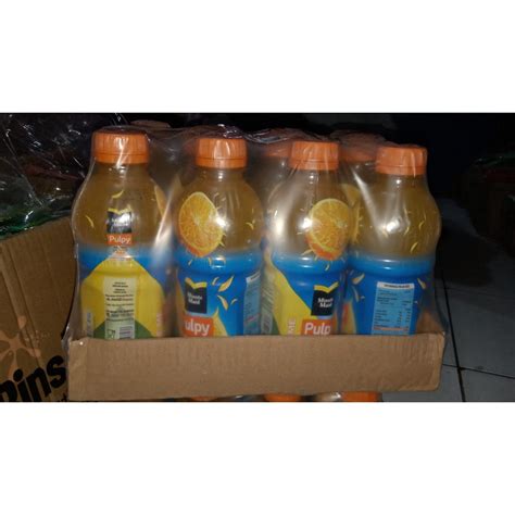 Jual Minute Maid Pulpy Orange 300ml 1 Dus Isi 12 Botol Shopee Indonesia