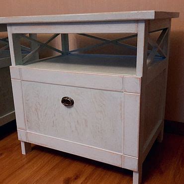 Тумбы: Прикроватная тумбочка в стиле прованс большая в интернет ...