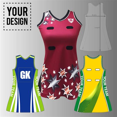 Custom Sublimated Knitted Netball Dress LJ Sports