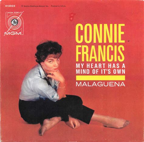 Connie Francis My Heart Has A Mind Of Its Own Releases Discogs