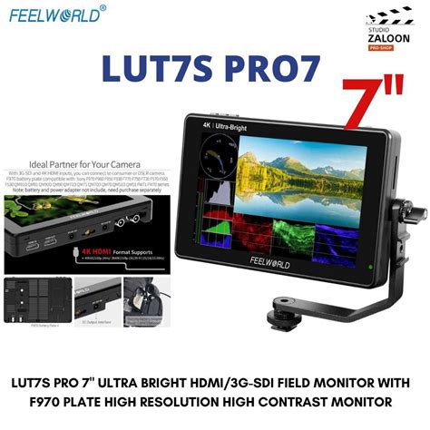 Lut S Pro Feelworld Ultra Bright Hdmi G Sdi Field Monitor With F