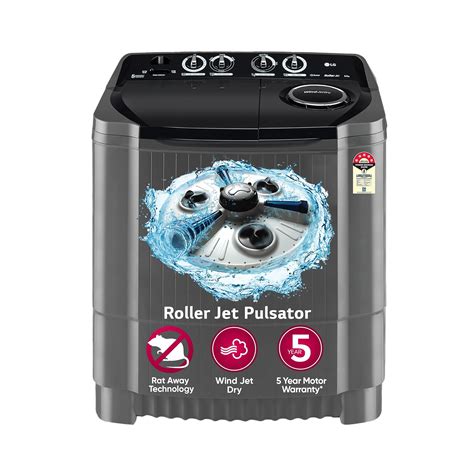 Buy Lg 85 Kg 5 Star Semi Automatic Washing Machine With Roller Jet Pulsator P8535skmzabmqeil