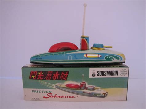 Vintage Tin Toy Submarine china MF 964 - Etsy UK