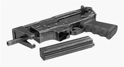 Submachine Gun Pp 91 Kedr 3d Model Turbosquid 1163843