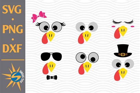 Turkey Face Graphic By Svgstoreshop Creative Fabrica