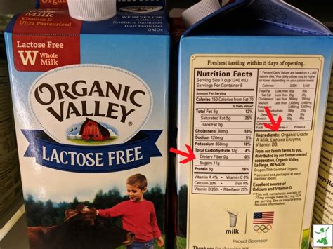 31 Lactose Free Milk Nutrition Label - Labels For Your Ideas