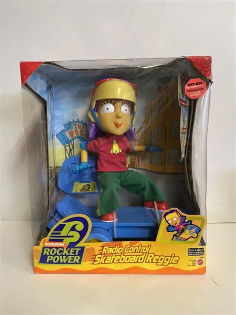 NICKELODEON ROCKET POWER Remote Control Skateboarding Reggie Figure In ...