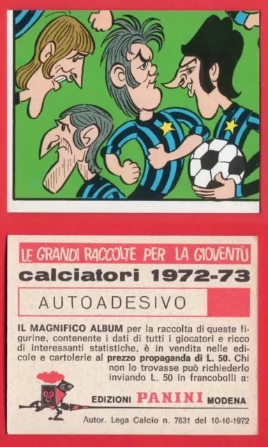 Figurina Calciatori Panini Nuova N Caricatura Inter