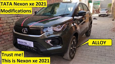 Tata Nexon Xe Model Base Model To Top Model Modifications Youtube