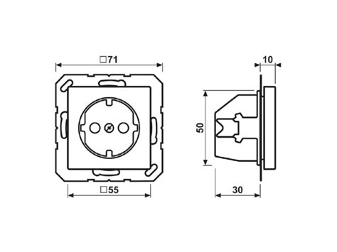 Socket Outlet Receptacle A 1520 Bfki Bl