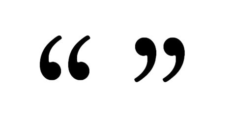 quotation marks symbol