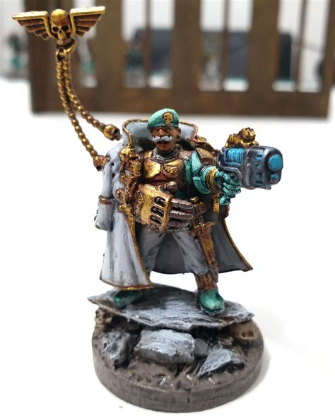 Colonel Old Golden Glove Wadley Astra Militarum Company Comander