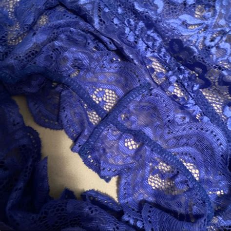 ABABOON Intimates Sleepwear Nwt Ababoon Sexy Two Piece Royal Blue High Waisted Lingerie