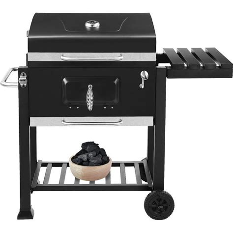 Barbecue Charbon De Bois Grill Xxl Avec Couvercle X X Cm