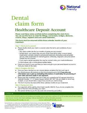 Fillable Online Dental Claim Form Optumada Dental Claim Formada