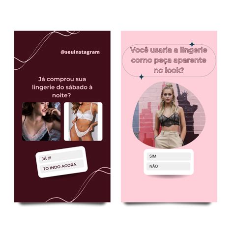 Pack Canva Lingerie Canva Editáveis