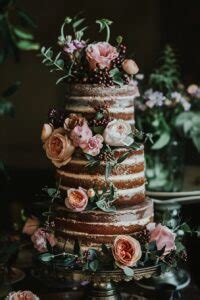 Creative Naked Wedding Cake Ideas You Will Love Confetti Roses