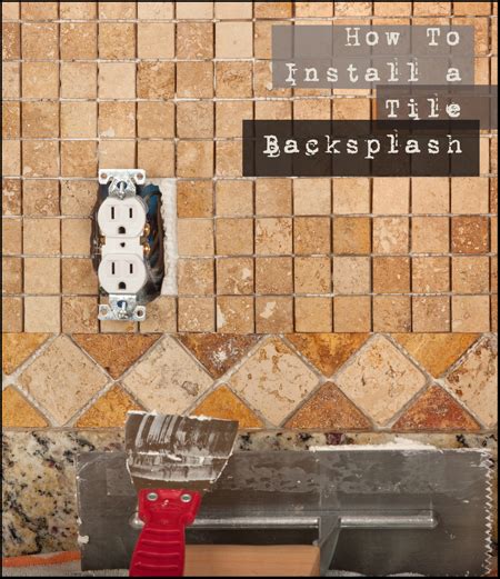 How to Install a Glass Tile Backsplash