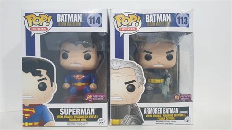 FUNKO POP THE DARK KNIGHT RETURN SET SUPERMAN BATMAN Hobbies