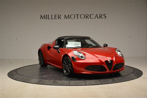 New 2018 Alfa Romeo 4c Spider For Sale Miller Motorcars Stock Lw105