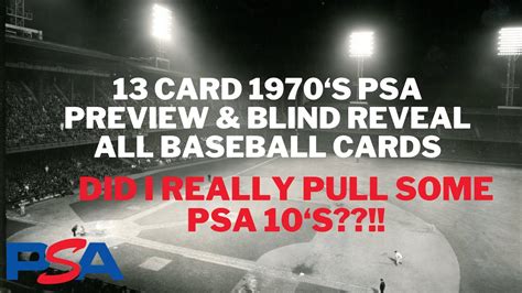 Card S Baseball Psa Preview Blind Reveal Did I Just Pull A