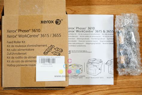 2 Open Xerox 116R00003 Feed Roller Kit VersaLink B400dn/B400n/WorkCent