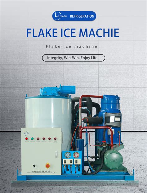 Icemedal Imf Tons Per Day Flake Ice Machine For Fishing