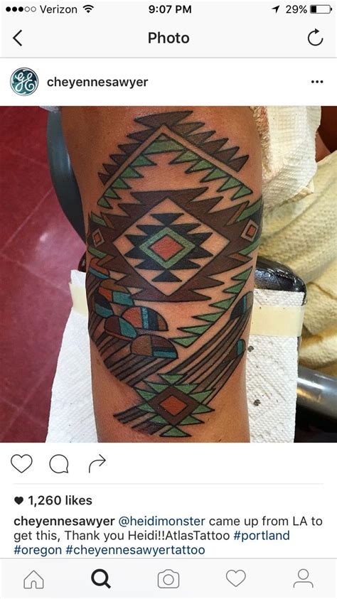 Navajo Art Tattoo