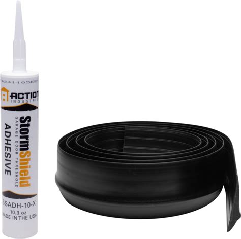 Storm Shield® 10’ Garage Door Seal Threshold Strip - Durable PVC Rubber