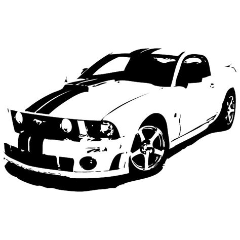 Ford Mustang Silhouette