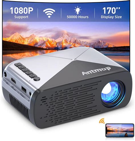 Amazon Mini Projector With Wifi Antmap Phone Projector For Iphone