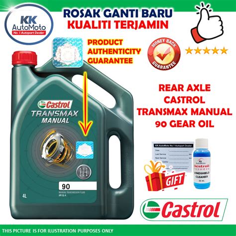 Jamin Genuine Original Minyak Belakang Rear Axle Castrol Transmax