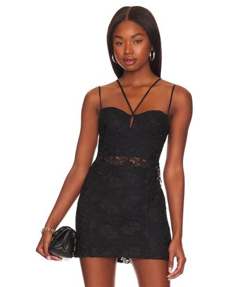 Lpa Madonna Lace Corset In Black Lyst