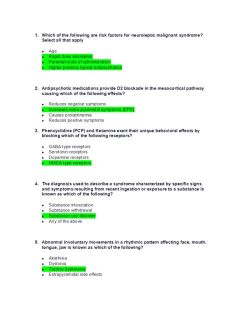 Nrnp Week Midterm Exam Correct Course Resources