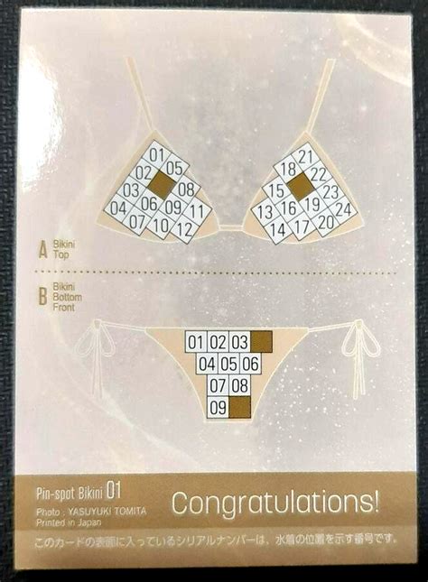 Kei Fubuki Pin Spot Bikini Vol Trading Card Japanese Gravure Idol Ebay