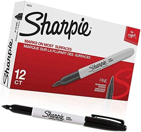 Amazon Caja De Marcadores Permanentes Sharpie De Punta Fina