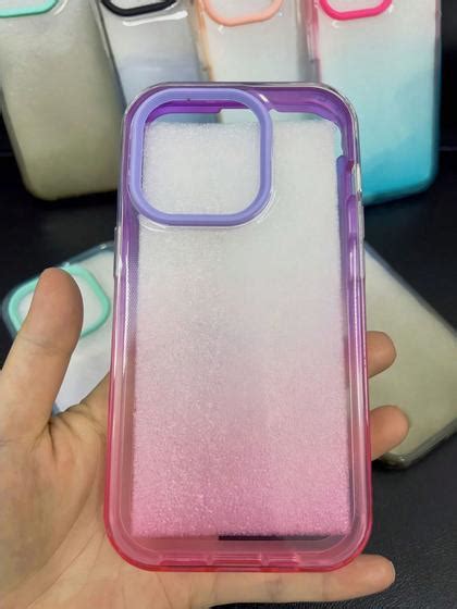 Capa De Celular À Prova De Choque 3 Em 1 Gradiente Armadura Para