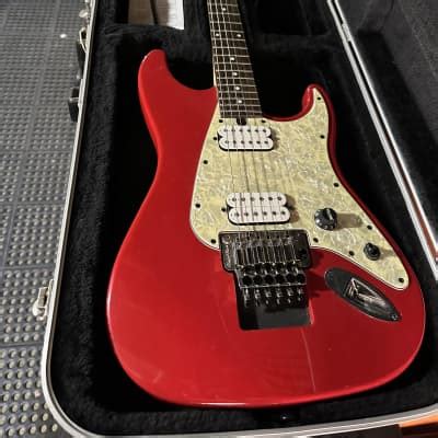 Floyd Rose Discovery Dst Red Rare Guitar With Hard Case Reverb