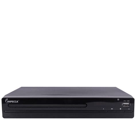 Impecca Compact Home DVD Player With HDMI Upscaling QVC